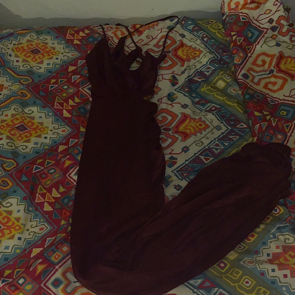 HOMAGE Deep Red M Evening Dress